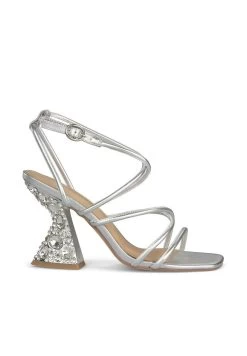 Alma En Pena Brew - Sandalen Met Hoge Hak - Plata