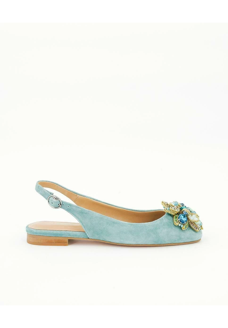 Alma En Pena Sintra - Slingback Ballerina´S - Green 3 Alma En Pena Sintra - Slingback Ballerina´S - Green