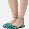 Alma En Pena Ballerina'S Met Enkelbandjes - Turquoise -Alma En Pena 0dfd697583b340c6bca13961666c8774