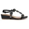 Alma En Pena Rodriguez - Sandalen Met Sleehak - Black -Alma En Pena 1840b8f7ad9b4f0dadf513a2631467e5