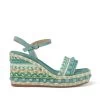 Alma En Pena Sevillano - Sandalen Met Sleehak - Verde -Alma En Pena 1b3ffb6fcb2c4b2fbc127b18aeb81734