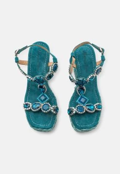 Alma En Pena Sandalen Met Sleehak - Ocean -Alma En Pena 2294aaed7d524037acbbb39ce2f23711