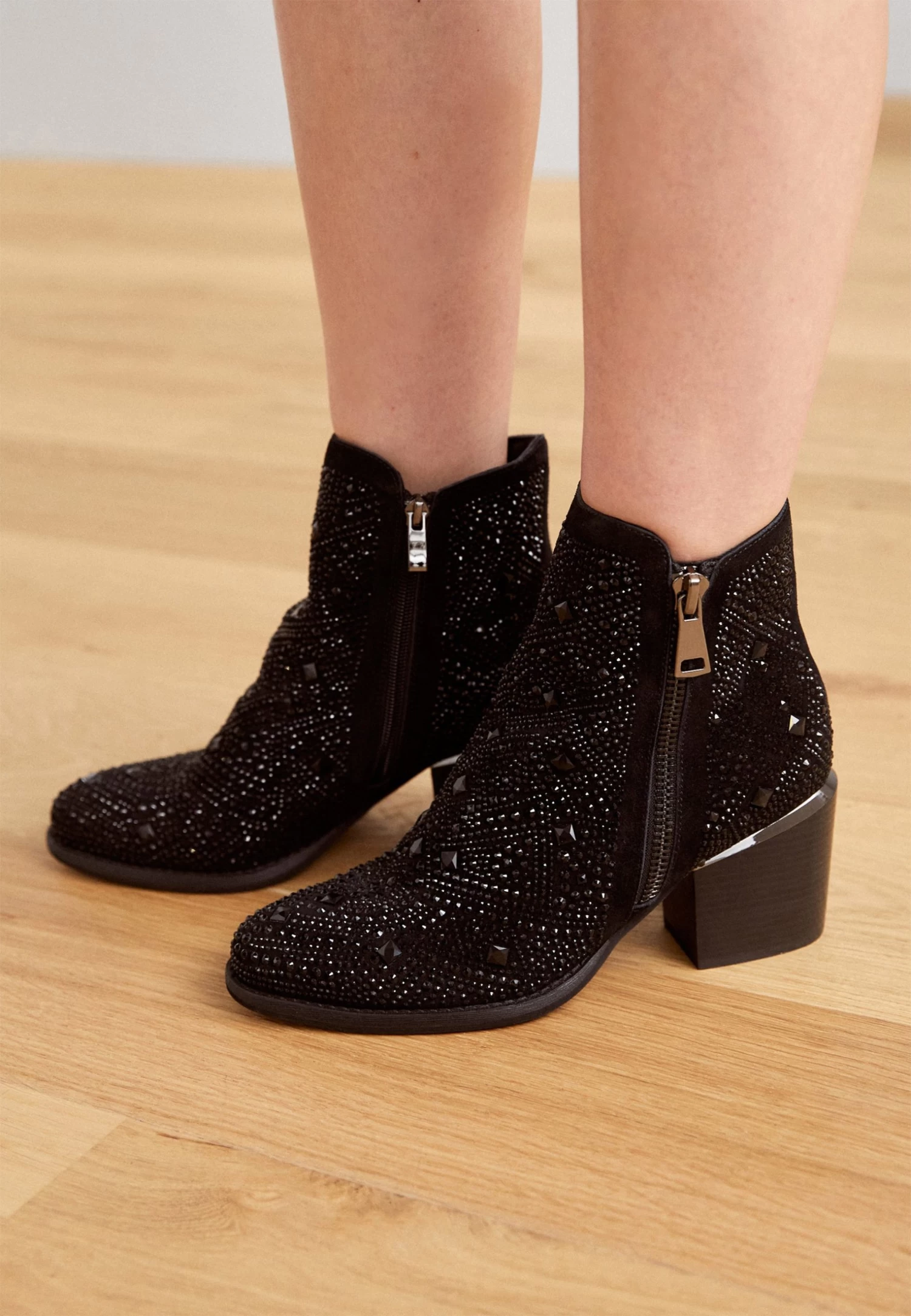 Alma En Pena Korte Laarzen - Crosta Black 5 Alma En Pena Korte Laarzen - Crosta Black - Afbeelding 3