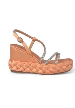 Alma En Pena Sainz - Sandalen Met Plateauzool - Naranja