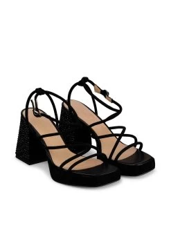 Alma En Pena Gulden - Sandalen Met Plateauzool - Black -Alma En Pena 2f9211dac9254a5195037f0d1ebc41ac