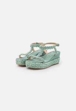 Alma En Pena Sandalen Met Plateauzool - Jade -Alma En Pena 36bab842db7a418ea5f46413151e47e0