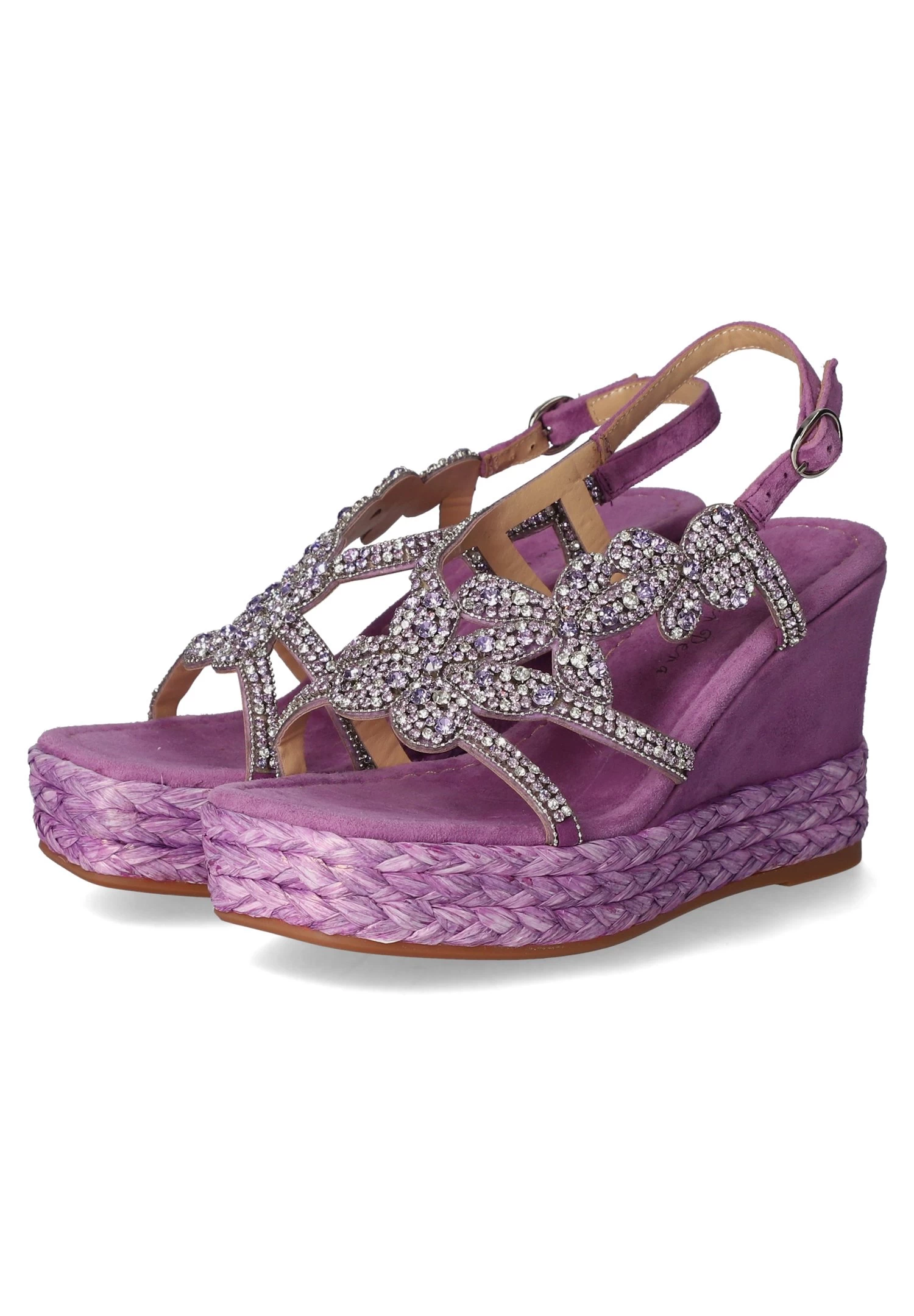 Alma En Pena Sandalen Met Sleehak - Violett 7 Alma En Pena Sandalen Met Sleehak - Violett - Afbeelding 5