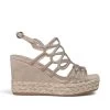 Alma En Pena Dominguez - Sandalen Met Sleehak - Taupe -Alma En Pena 40633ebc27004952ad19611a5a2bc3d5
