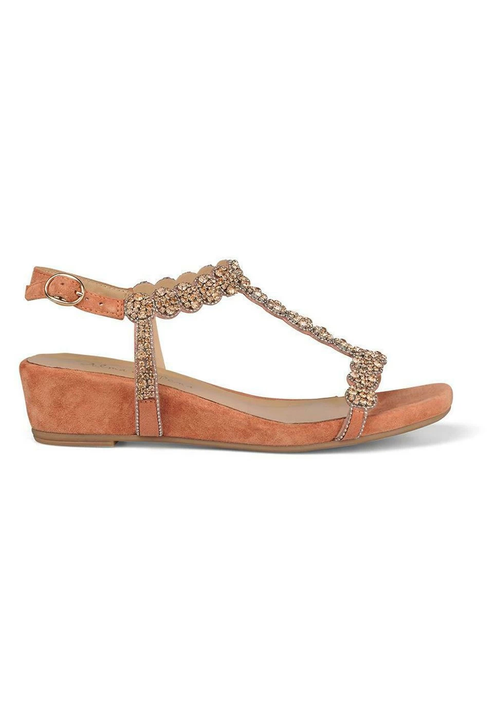 Alma En Pena Alcaraz - Sandalen Met Sleehak - Naranja 3 Alma En Pena Alcaraz - Sandalen Met Sleehak - Naranja