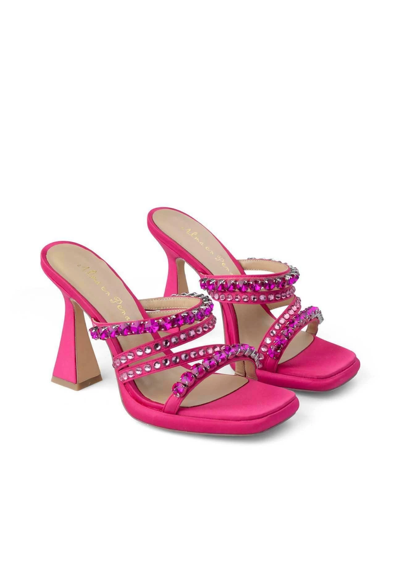 Alma En Pena Trappe - Muiltjes Met Hak - Rosa 4 Alma En Pena Trappe - Muiltjes Met Hak - Rosa - Afbeelding 2