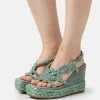 Alma En Pena Sandalen Met Plateauzool - Jade -Alma En Pena 4fae03c735ef4aac8ce664a1b101c077