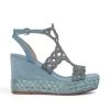 Alma En Pena Hernandez - Sandalen Met Sleehak - Azul -Alma En Pena 5669625b406b427284d201fb7a2dee57