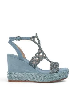 Alma En Pena Hernandez - Sandalen Met Sleehak - Azul