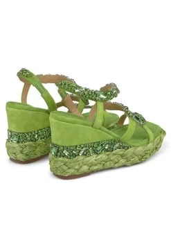 Alma En Pena Vera - Sandalen Met Sleehak - Verde -Alma En Pena 66971c40e1584a9ba57663096a0451af