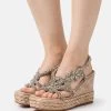 Alma En Pena Sandalen Met Plateauzool - Beige -Alma En Pena 6747a008824944ab8740528c808ff502