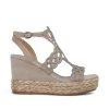 Alma En Pena Hernandez - Sandalen Met Sleehak - Gris -Alma En Pena 6b0b25a806af44a19174315898230216