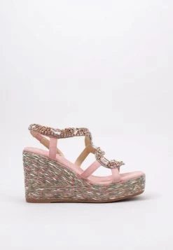Alma En Pena Sandalen Met Sleehak - Pink -Alma En Pena 6d6756ac84094e778b506351ff61db1a