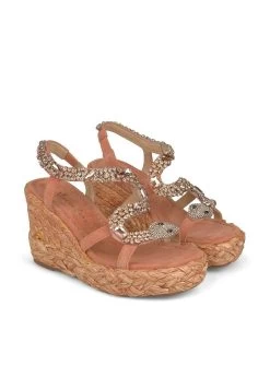 Alma En Pena Ibañez - Sandalen Met Sleehak - Teja -Alma En Pena 70b59b58f2b24a85929038d64940eff9
