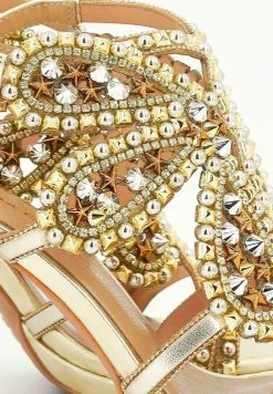 Alma En Pena Burano - Sandalen Met Hoge Hak - Gold -Alma En Pena 76a8b91dcf234219bedb7d68900bb19d