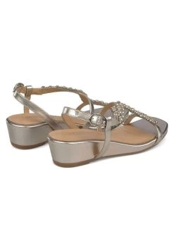 Alma En Pena Cara - Sandalen Met Sleehak - Bronce -Alma En Pena 779a842f67114f369e777f79dad442bc
