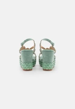 Alma En Pena Sandalen Met Plateauzool - Jade -Alma En Pena 7936ba90319145de8d6bd56b707bb321