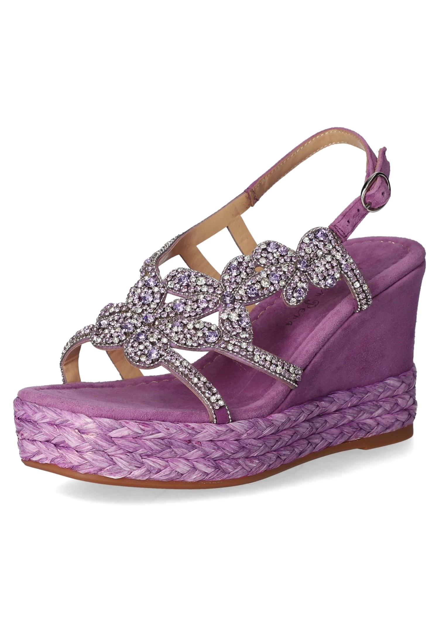 Alma En Pena Sandalen Met Sleehak - Violett 3 Alma En Pena Sandalen Met Sleehak - Violett