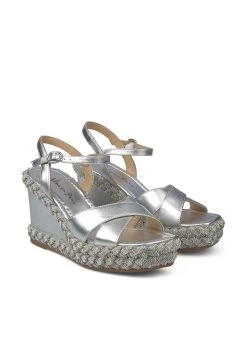 Alma En Pena Forme - Sandalen Met Plateauzool - Plata -Alma En Pena 815b1cabc1aa4f9a963d302e3254a230