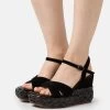 Alma En Pena Sandalen Met Plateauzool - Black -Alma En Pena 9041fd90f577473695e3311770def761