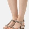Alma En Pena Sandalen Met Sleehak - Diva Bronze -Alma En Pena 91dce8df404d49748cb37bd424179865