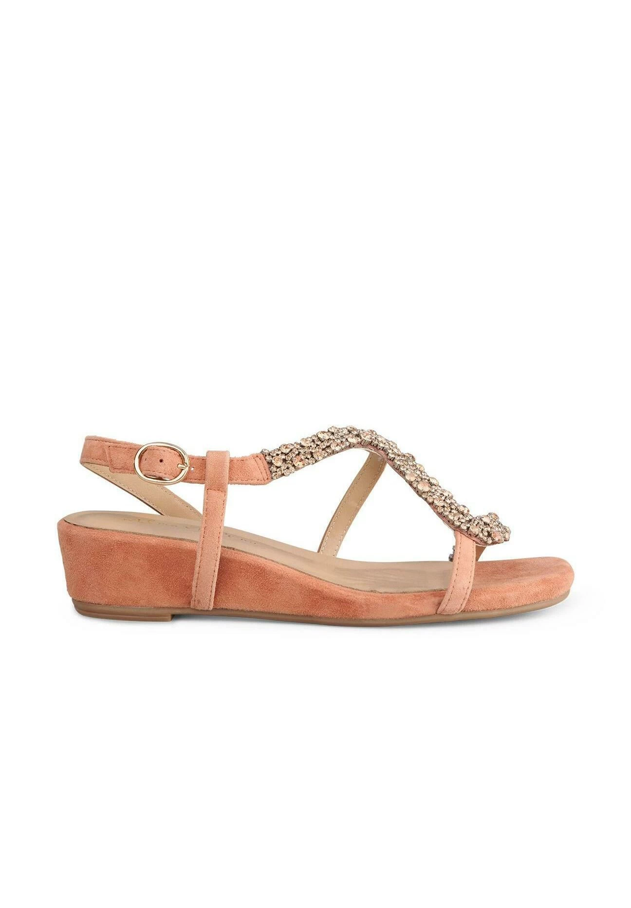 Alma En Pena Cara - Sandalen Met Sleehak - Naranja 3 Alma En Pena Cara - Sandalen Met Sleehak - Naranja