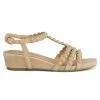 Alma En Pena Gaston - Sandalen Met Sleehak - Arena -Alma En Pena 984d652073224f32948c06fd82193e32