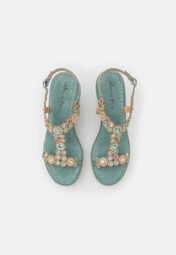 Alma En Pena Sandalen Met Plateauzool - Mint -Alma En Pena 9b45c0ac14e045229e659ca9a44579d4