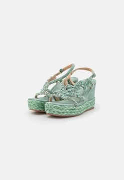 Alma En Pena Sandalen Met Plateauzool - Jade -Alma En Pena a02056e2bf04481db08fdadb82910993