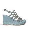 Alma En Pena Dominguez - Sandalen Met Sleehak - Blau -Alma En Pena af244bd144654eb6bd9b9fcf4f6863ae