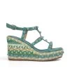 Alma En Pena Zavala - Sandalen Met Sleehak - Verde Claro -Alma En Pena c1f47d9ff540468e99abd5bb5da22e31