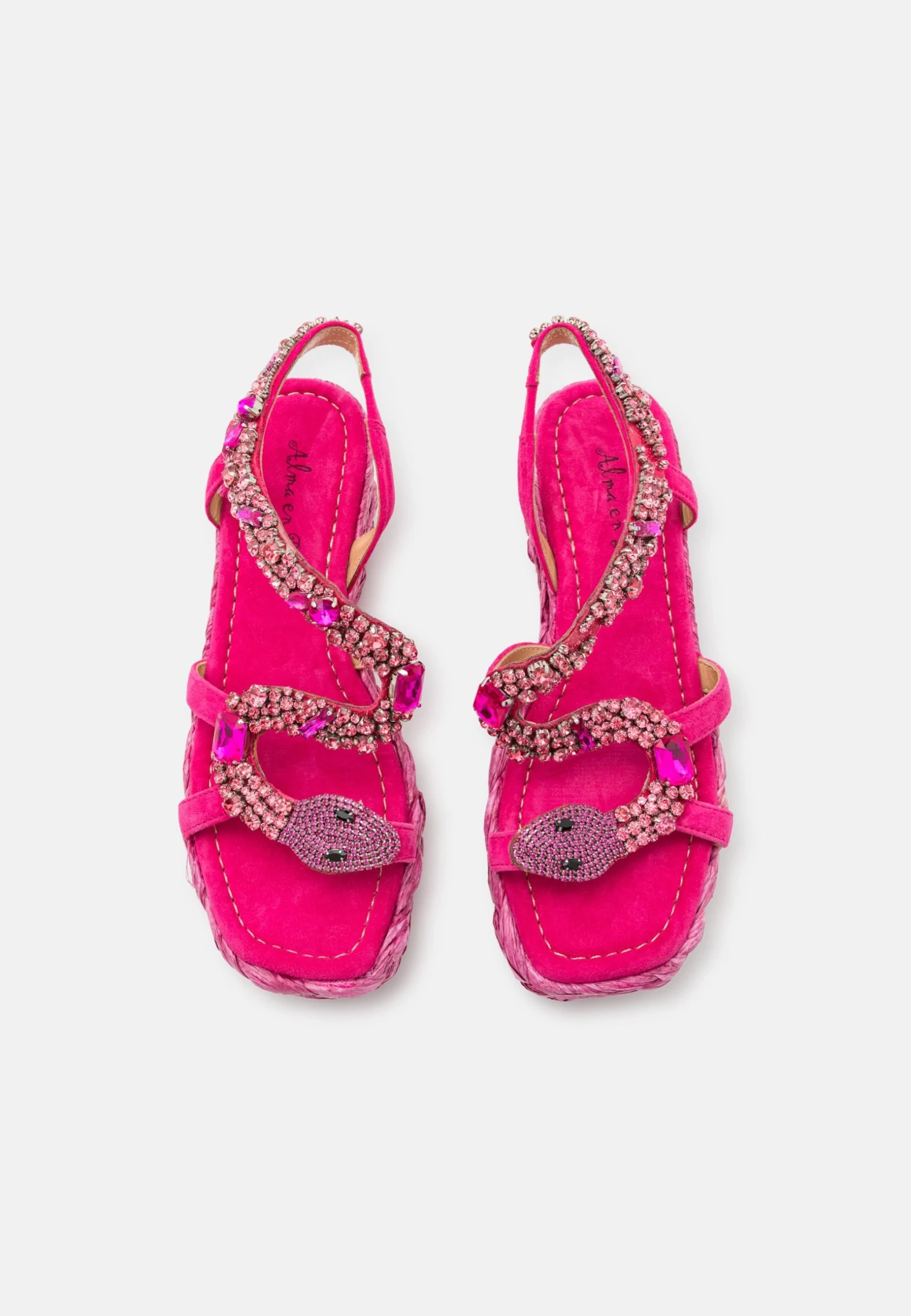 Alma En Pena Sandalen Met Sleehak - Fuxia 8 Alma En Pena Sandalen Met Sleehak - Fuxia - Afbeelding 6