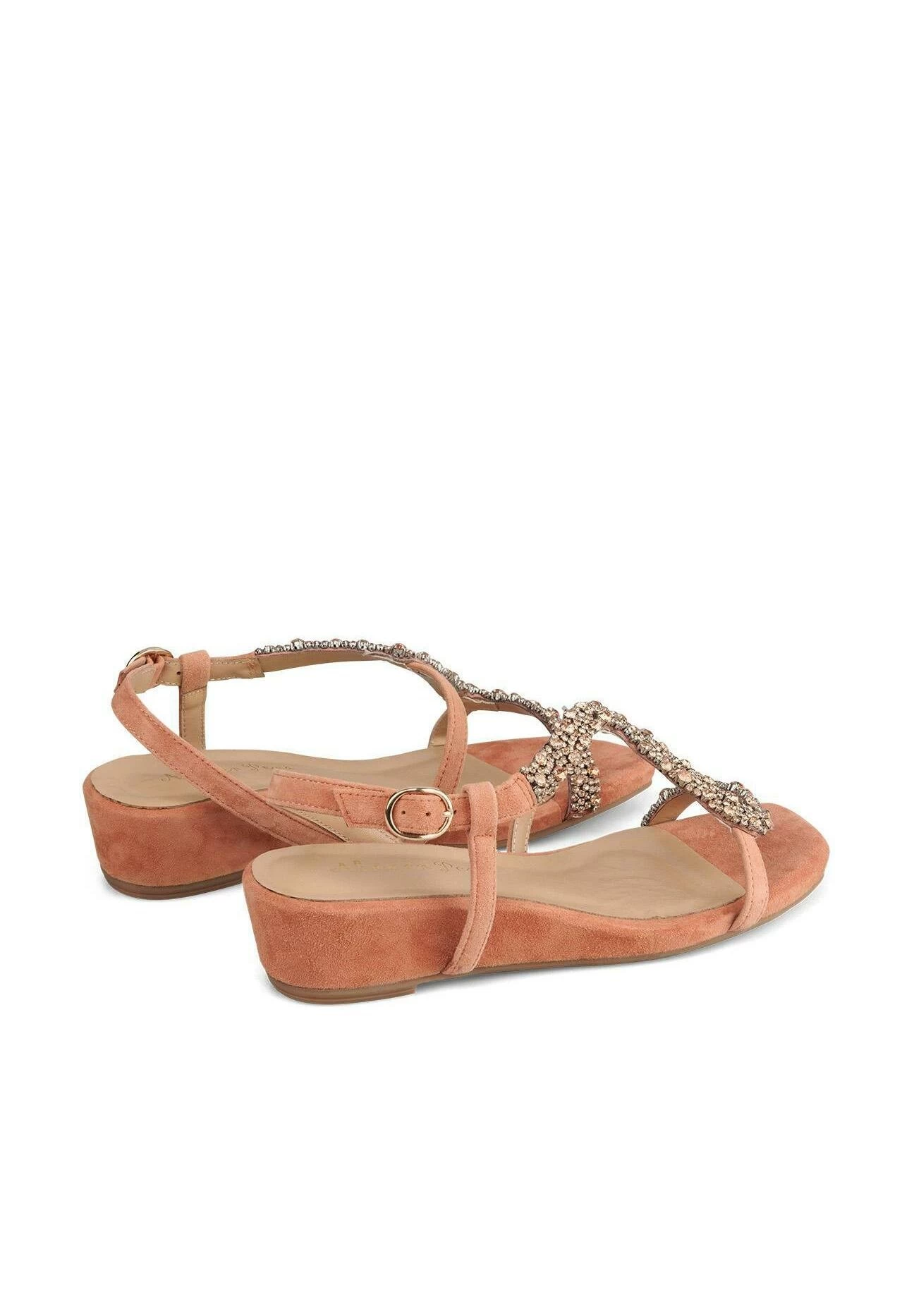 Alma En Pena Cara - Sandalen Met Sleehak - Naranja 5 Alma En Pena Cara - Sandalen Met Sleehak - Naranja - Afbeelding 3