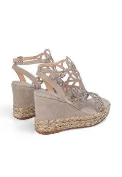 Alma En Pena Hernandez - Sandalen Met Sleehak - Gris -Alma En Pena ca6263d640444c2da1cd6290d7ca9a60