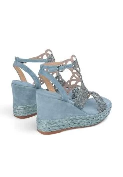 Alma En Pena Hernandez - Sandalen Met Sleehak - Azul -Alma En Pena d0c3940b7a484a47a0b75e7743c848ce