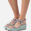 Alma En Pena Sandalen Met Sleehak - Sky -Alma En Pena d59d251dbfc542ffa219a2229f027be2
