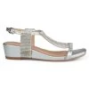 Alma En Pena Garfia - Sandalen Met Sleehak - Plata -Alma En Pena fdc0ead9101b40e3afe992ed3b7afb6a