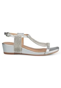 Alma En Pena Garfia - Sandalen Met Sleehak - Plata