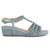 Alma En Pena Gaston - Sandalen Met Sleehak - Azul -Alma En Pena fe15cb4dd4c8455e8fb1a67980683606
